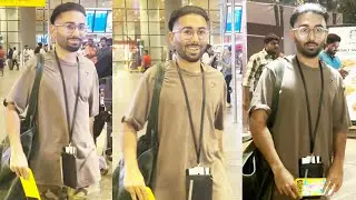 Orry Spotted At Mumbai Airport With New Mobile Cover
