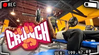 First time at &ldquo;Crunch Gym&rdquo;