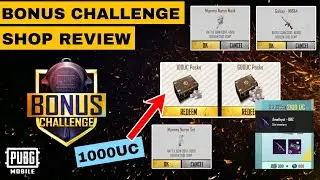 Bonus Challenge Shop Refresh. Free 1000 UC, and Skins. How to Open Shop? #MekZone Gaming #pubgmobile