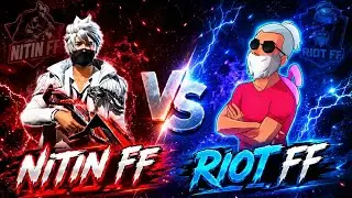 Nitin FF vs riot ff 💀 custom 1vs2 😨 challenge match free fire max video #freefire #riotff #nitinff