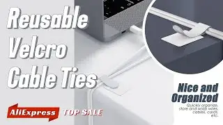 Reusable Velcro Cable Ties &ndash; Adjustable Cord Organizer & Cable Management |  AliExpress