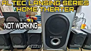 HOW TO REPAIR NOT WORKING ALTEC LANSING SERIES 100 POWER AUDIO HOME THEATER