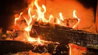 Fireplace & Rain Sounds for Deep Sleep | Cozy Night Ambience (40 Minutes)