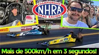Fomos ver as arrancadas de Dragsters da NHRA em Sonoma 2025 - + de 500km/h em 3 Segundos, PQP!
