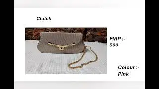 Clutch . Place a order -contaact-7506976581.emailid -auspiciousbagscollections@gmail.com