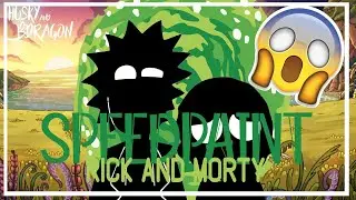 SpeedPaint Rick And Morty || Traditional Art || Husky Artist || HB ARTISTS