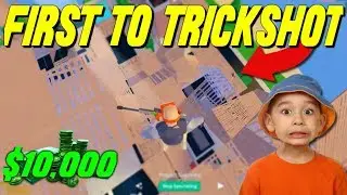 First To Hit A Trickshot In Strucid Gets $10,000 - Roblox Challenge