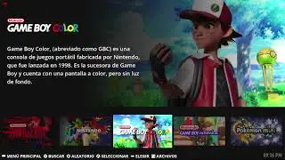 RETROBLAST X: Interfaz gr&aacute;fica