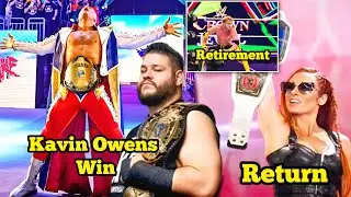 Kevin Owens WINNING Winged Eagle Title At SNME? | Logan Paul RETIRED From WWE|Back Lynch Return|
