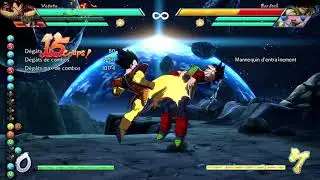DBFZ - Base vegeta combo corner carry