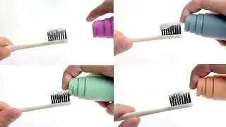 Private Label 60g Portable Fruit Flavoured Toothpaste Airless Pump Bottle Toothpaste Sensitivity