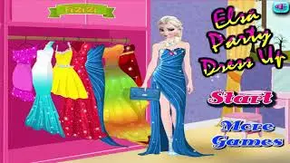 Frozen Games - Disney Frozen Games Elsa Party Dress Up