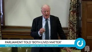 Parliament told &lsquo;both lives matter&rsquo;