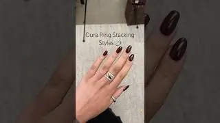 Oura Ring Stack ideas #ouraring #ringstack #stitch #ultrahuman #jewelry #ringinspiration #lifestyle