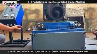 Tube Rod Polishing Machine, Flat Grinding Machine, Conveyor Based Automatic Belt Grinder Machines