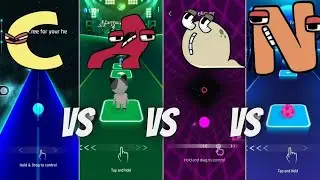 Alphabet Lore Tiles Hop Smash Colorss 3D Dancing Road