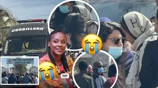 🚨😭 Enterrement de Halima Gadji: &ccedil;a maman craque en larmes et parents de la Mauritanie au cimeti&egrave;re 