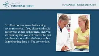 Best Thyroid Testing In Denver - Denver Best Thyroid Testing