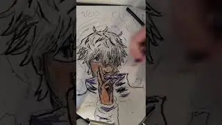 coloring my Gojo Satoru art
