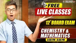 12th Board Exam Live Classes🔥| CHEM: Solubility,  Henry's Law  | Mathematics- Limits continuity- 3