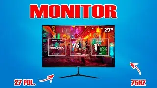 Monitor Gamer Mancer Horizon Z27 com Painel  Va, Full HD, 1ms, 75Hz, Freesync, - MCR-HZN27-BL1