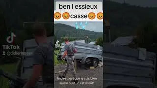 quand tu dois remplacer un essieux cassé ... Vosges dépôt remorques