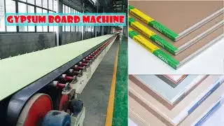 gypsum board making machine plasterboard production equipment