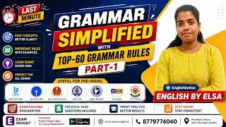 👌60 Grammar Rules Simplified🤞 Your Quick & Clear Guide to English Mastery🎓