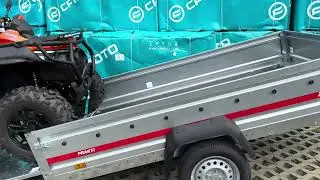 Jaką przyczepkę na quada? ☆ Temared Prakti ☆ Przyczepka uchylna z najazdem