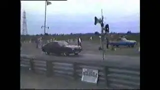 Ford Capri 2 0S York Raceway Drag Strip, Burnout - Andyonthejob