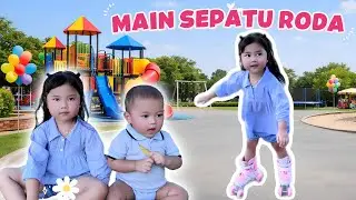 BILA & ZEAN MAIN SEPATU RODA DI ALUN-ALUN KOTA 🛼 SERU BANGET!