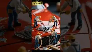 Miniature Mercedes Workers Masterfully Restore Bentley in Ultra-Realistic 8K Cinematic Scale Model