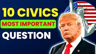 U.S  Citizenship Test Question | Most important questions | #Civics test 