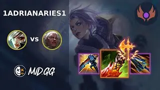 MID.GG: [ 1Adrianaries1 ] Ривен на верхней линии против Амбессы | Мастер Северной Америки | Сезон...