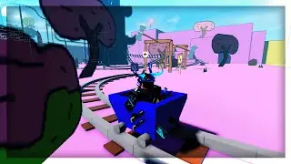 Create a Cart Ride! 🛒, 'Rocket' Finish Cartoony Cart Ride, Level 10 process! in Roblox