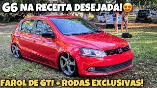 GOL G6 REBAIXADO COM RODAS ARO 18 E SUSPENSÃO A AR!🔥