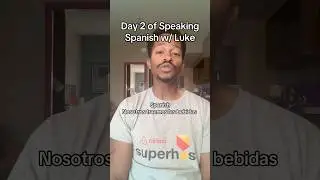 I&rsquo;m learning how to speak Spanish. Learn it w/ me. Was it easy to pronounce? 👀 #spanishlesson