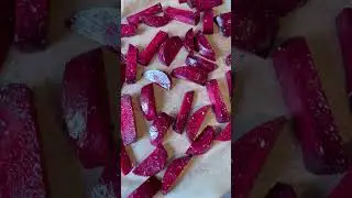Roasted beetroot fries | easy, healthy & delicious
