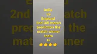 India vs England 2nd odi match prediction