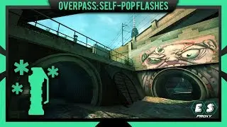 [CS:GO Tutorials] Self-Pop Flashes: de_Overpass (2018)