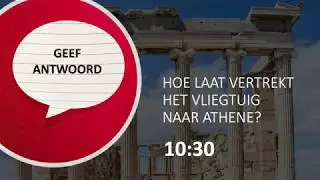 Hoe laat vertrekt het vliegtuig?