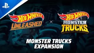 Hot Wheels Unleashed - Monster Trucks Expansion Trailer | PS5, PS4