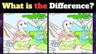 Easy to Very Hard Find the Difference Dino World Part 2