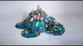 How I Made a LIFE-SIZED 3D Stained Glass Sea Turtle!