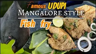 🌊🐟 Crispy Udupi&ndash;Mangalore Fish Fry | Beachside Cooking Vibes 🔥🍋