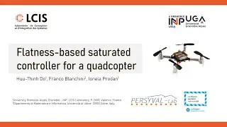 Flatness-based Saturated Controller - Experimental validation with Crazyflie 2.1 nano-drone.