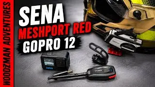 Next Level Motovlog Audio | GoPro Hero 12 + Sena MeshPort Red