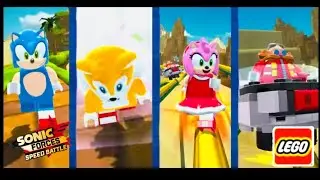 LEGO Sonic, Tails, Amy & Dr. Eggman Gameplay | Sonic Forces: Speed Battle