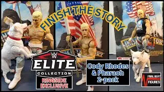 Finish The Story Elite 2-pack Cody Rhodes and Pharaoh Ringside Exclusive Figure Review!