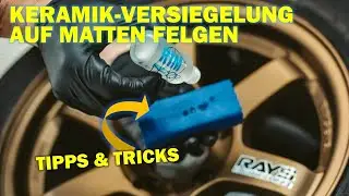 Matte Felgen mit Keramik versiegeln: Alles was du wissen musst - Gyeon Rim, CarPro DLUX & Co.